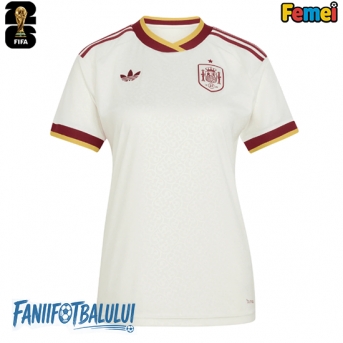 Spania Echipament de Fotbal Replică Mondial 2026 Femei Deplasare